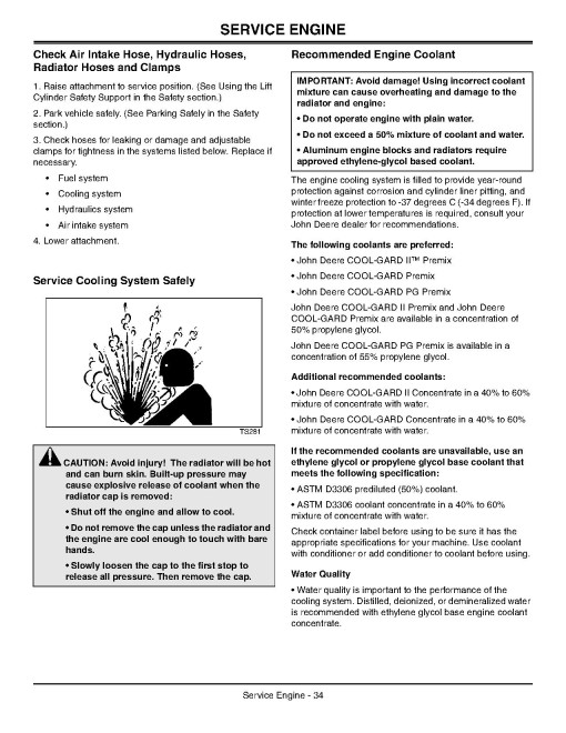 John Deere ProGator 2030A Utility Vehicles (SN: 045001 - 050000) (Export Edition) Operators Manual (OMTCU27974)