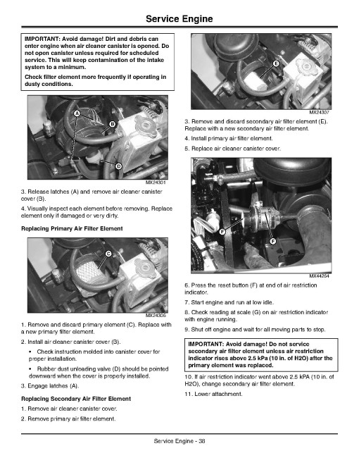 John Deere ProGator 2030A Utility Vehicles (SN: 050001 - 060000) (Export Edition) Operators Manual (OMTCU29780)