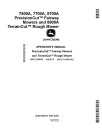 John Deere 7500A, 7700A, 8700A Fairway Mowers and 8800A Rough Mowers (SN:010001-030000), Export, Operators Manual (OMTCU35054)