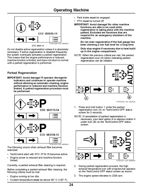 John Deere TerrainCut 9009A Rough Mowers (SN: 010001 - 020000) (Export Edition) Operators Manual (OMTCU36998)