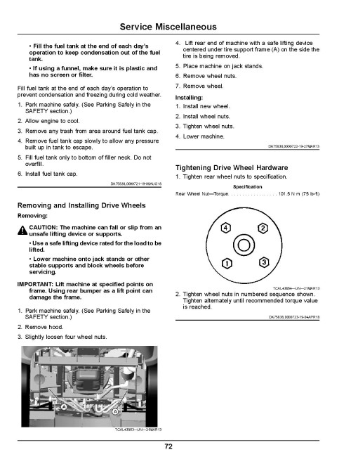 John Deere ZTrak Z997R (SN: 010001-020000) Max-Frame Mowers (Export Edition) Operators Manual (OMTCU37507)