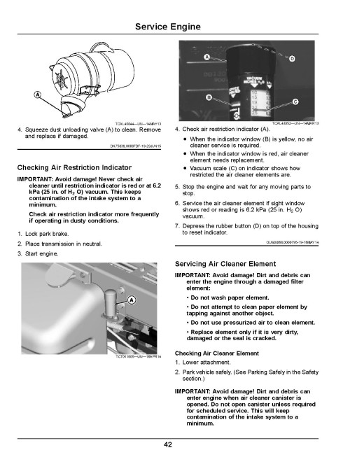 John Deere ProGator 2030A Utility Vehicles (SN: 080001 - 090000) (Export Edition) Operators Manual (OMTCU37752)