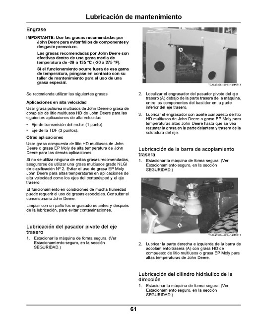 John Deere 1550, 1570, 1575, 1580 and 1585 TerrainCut Front Mowers (SN:010001-020000) (N.America) Operators Manual (OMTCU39307)