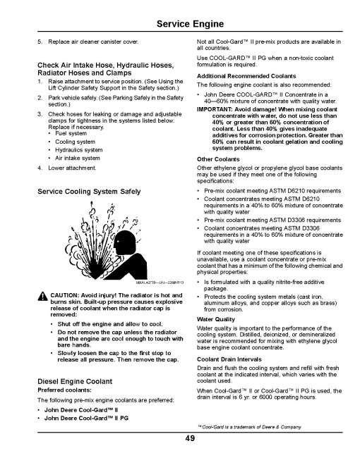 John Deere ProGator 2020A and 2030A Utility Vehicles (SN: 085001 - 090000) (North America) Operators Manual (OMTCU39901)