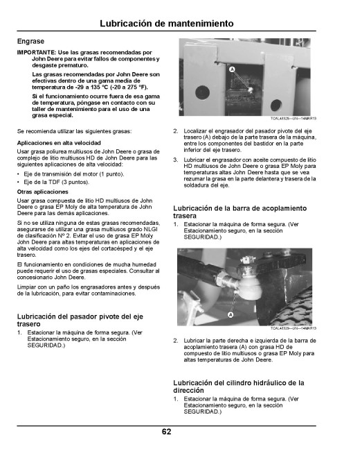 John Deere 1550, 1570, 1575, 1580 and 1585 TerrainCut Front Mowers (SN:020001-040000) (N.America) Operators Manual (OMTCU39961)