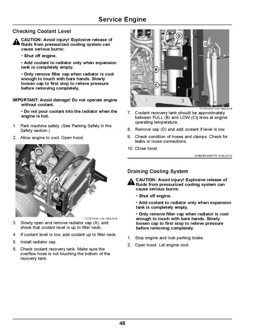 John Deere ZTrak Z997R (SN: 020001-030000) Max-Frame Mowers (Export Edition) Operators Manual (OMTCU40077)