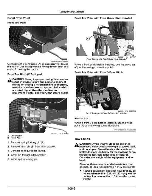 John Deere 1026R Compact Utility Tractors (MY2021-2022, Europe) Operators Manual (OMTR117453)