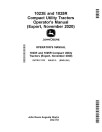 John Deere 1023E and 1025R Compact Utility Tractors (MY2021-2022, Export) Operators Manual (OMTR117476)