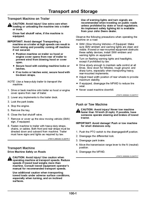 John Deere 1026R (from MY2025) Compact Utility Tractors (SN: from RS000001, Europe) Operators Manual (OMTR140009)