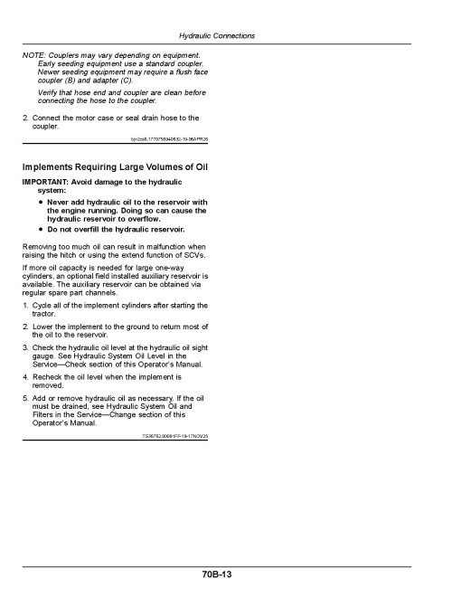 John Deere 8RX 310, 8RX 340, 8RX 370 and 8RX 410 Tracked Tractors (SN: from 814001, N.America) Operators Manual (OMTR154094)