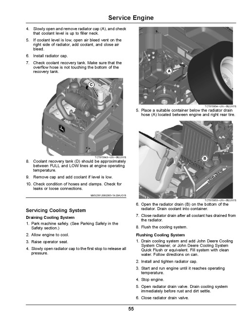John Deere ZTrak Pro Z994R (SN: 010001-020000) Zero-Turn Diesel Mowers (North America) Operators Manual (OMUC10113E)