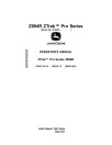 John Deere ZTrak Pro Z994R (SN: 010001-030000) Zero-Turn Diesel Mowers (Export Edition) Operators Manual (OMUC10114)
