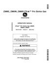 John Deere ZTrak Z915E, Z920M/R, Z925M, Z930M/R, Z945M, Z950M/R, Z955M, Z960M, Z970R Mowers (North America) Operators Manual (OMUC10539E)