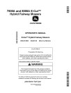 John Deere 7500A and 8000A E-Cut Hybrid Fairway Mowers (SN: 040001 - 050000) (North America) Operators Manual (OMUC10906)