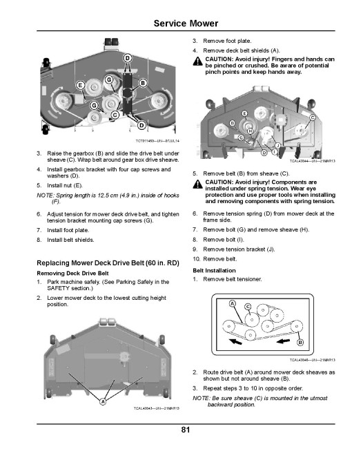 John Deere ZTrak Z997R (SN: 030001-040000) Max-Frame Mowers (North America) Operators Manual (OMUC11043E)