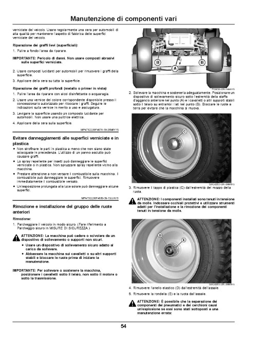 John Deere X116R, X146R and X166R (SN: 010001-100000) Lawn Tractors (Export Edition) Operators Manual (OMUC12252)