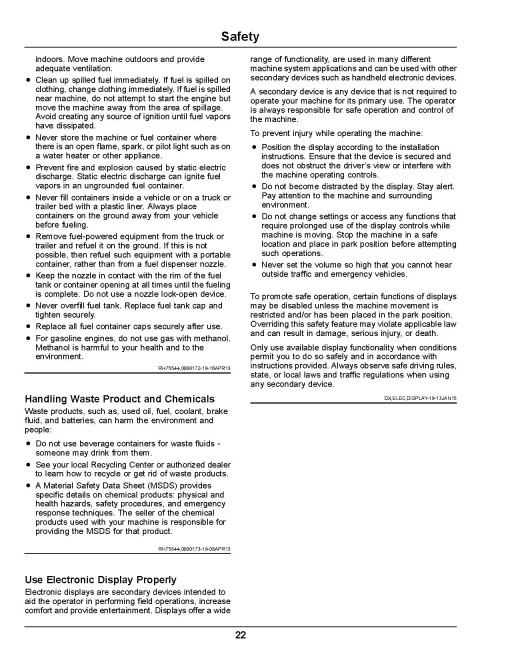 John Deere HPX615E Gator Utility Vehicles (SN: 010001 - 020000) (North America) Operators Manual (OMUC12665)