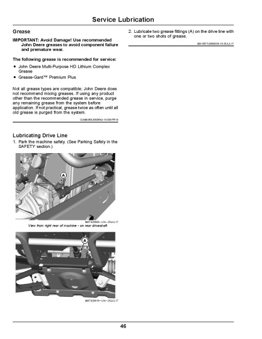 John Deere HPX815E Gator Utility Vehicles (SN: 010001 - 020000) (North America) Operators Manual (OMUC12666)