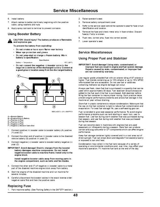 John Deere ZTrak Z525E, Z535M, Z535R, Z540M, Z540R (SN: 050001-080000) Zero-Turn Mowers (North America) Operators Manual (OMUC12696)