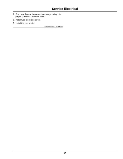 John Deere XUV590M and XUV590M S4 Gator Utility Vehicles (SN: 010001 - 020000) (Export Edition) Operators Manual (OMUC12982)