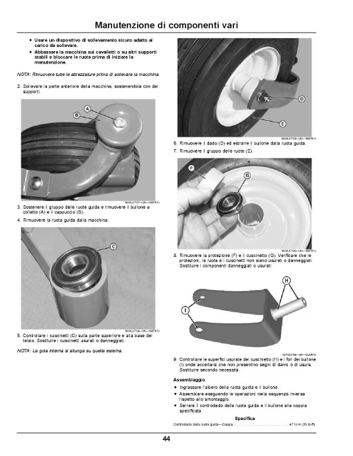 John Deere ZTrak Z335E, Z345M and Z345R (SN: 080001-110000) Zero-Turn Mowers (Export Edition) Operators Manual (OMUC13764)