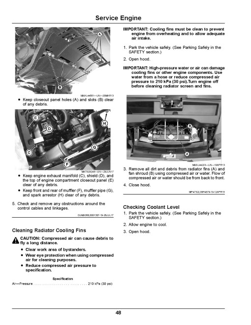 John Deere M-Gator A3 Utility Vehicles (SN: from 110001) (North America) Operators Manual (OMUC14276)
