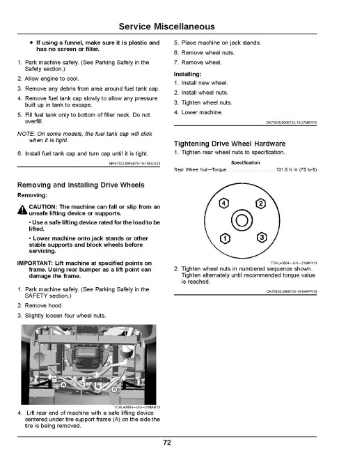 John Deere ZTrak Z997R (SN: 040001-050000) Max-Frame Mowers (Export Edition) Operators Manual (OMUC14760)