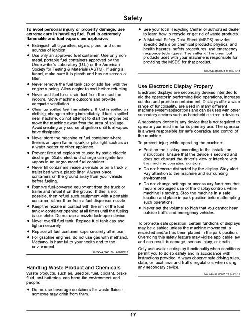 John Deere TS 4x2 Gator Utility Vehicles (SN: 130001 - 140000) (North America) Operators Manual (OMUC16253)