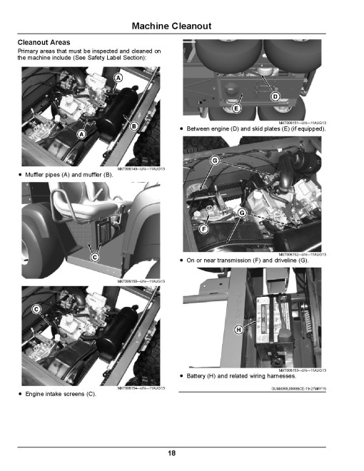 John Deere TH 6x4 Gas Gator Utility Vehicles (SN: 130001 - 150000) (North America) Operators Manual (OMUC16256)