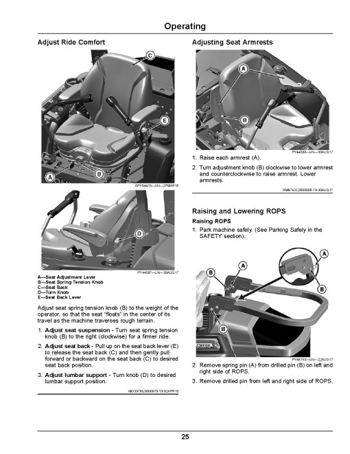 John Deere ZTrak Z997R (SN: 050001-060000) Max-Frame Mowers (Export Edition) set of Operators Manuals (OMUC16697+OMUC16698)