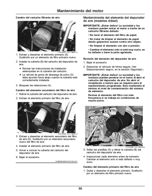 John Deere ProGator 2020A and 2030A Utility Vehicles (SN: 100001 - 110000) (North America) Operators Manual (OMUC16814)