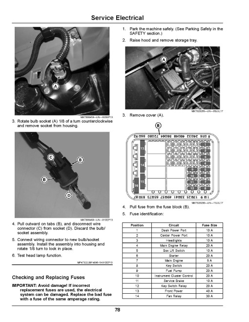 John Deere XUV825E and XUV825M Gator Utility Vehicles (SN: 010001 - 020000) (Export Edition) Operators Manual (OMUC16961)