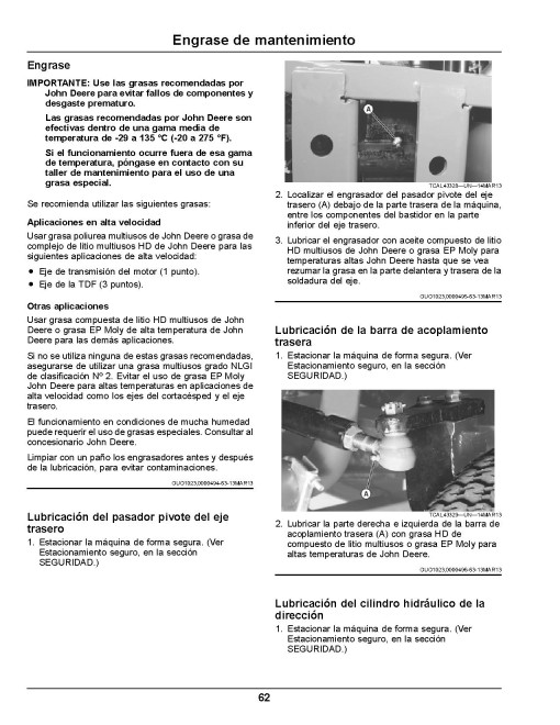John Deere 1550, 1570, 1575, 1580 and 1585 TerrainCut Front Mowers (SN:040001-050000) (N.America) Operators Manual (OMUC17026)