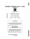 John Deere RSX860E and RSX860M Gator Utility Vehicles (SN: 020001 - 030000) (North America) Operators Manual (OMUC17119)