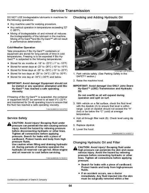 John Deere PrecisionCut 6080A, 6500A and 6700A Fairway Mowers (SN:010001-020000) (North America) Operators Manual (OMUC18167)