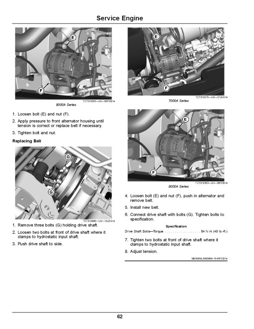 John Deere PrecisionCut 6080A, 6500A and 6700A Fairway Mowers (SN:010001-020000) (Europe) Operators Manual (OMUC18169)