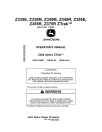John Deere ZTrak Z335E,Z335M, Z345M,Z345R, Z355E,Z355R, Z375R (SN:110001-150000) Zero-Turn Mowers (N.America) Operators Manual (OMUC18697)
