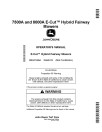 John Deere 7500A and 8000A E-Cut Hybrid Fairway Mowers (SN: 060001 - 070000) (North America) Operators Manual (OMUC19264)