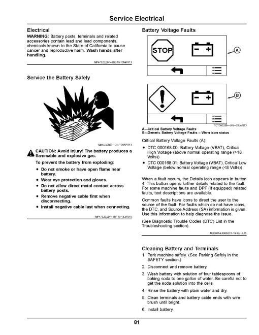 John Deere 7500A and 8000A E-Cut Hybrid Fairway Mowers (SN: 060001 - 070000) (Export Edition) Operators Manual (OMUC19265)