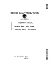 John Deere HPX815E Gator Utility Vehicles (SN: 020001 - 030000) (Export Edition) Operators Manual (OMUC19553)