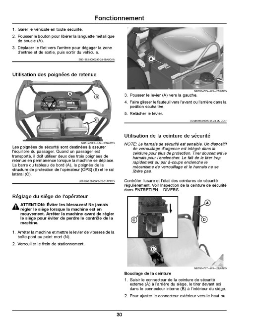 John Deere HPX815E Gator Utility Vehicles (SN: 020001 - 030000) (Export Edition) Operators Manual (OMUC19553)