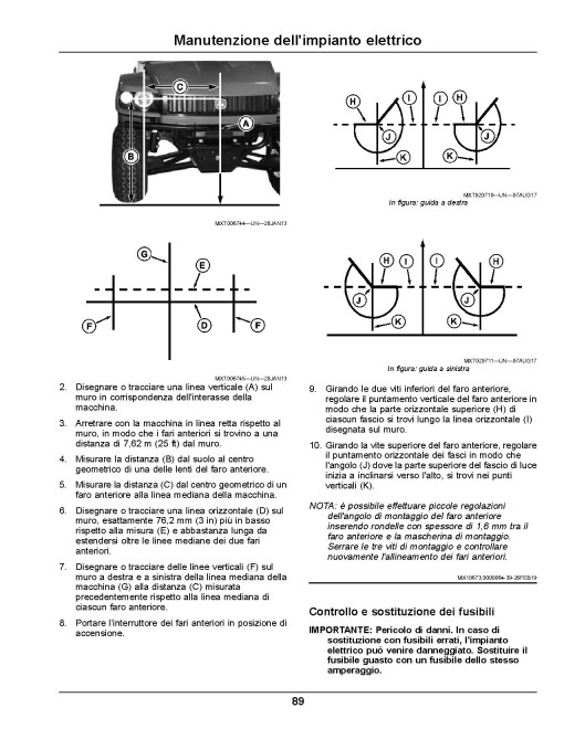 John Deere XUV855M S4 Gator Utility Vehicles (SN: 020001 - 040000) (Export Edition) Operators Manual (OMUC19622)