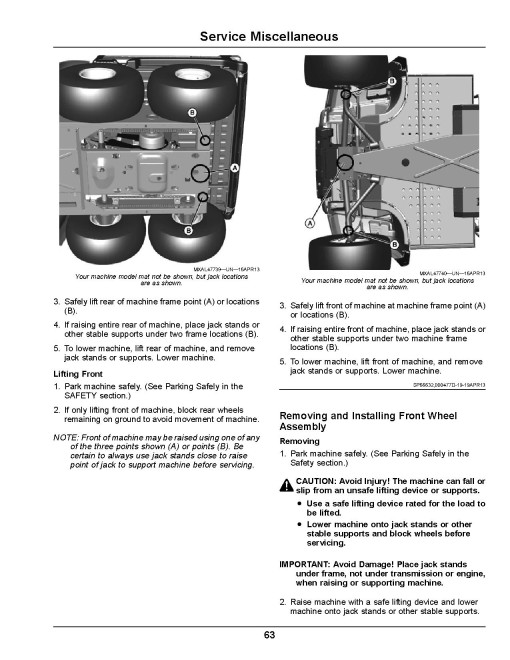 John Deere M-Gator A1 Military Utility Vehicles (SN: 160001 - 170000) (North America) Operators Manual (OMUC19710)