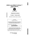 John Deere ProGator 2020A and 2030A Utility Vehicles (SN: 110001 - 120000) (North America) Operators Manual (OMUC19758)