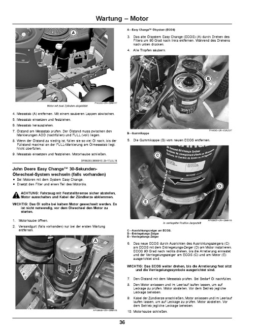 John Deere X116R, X146R and X166R (SN: 100001-150000) Lawn Tractors (Export Edition) Operators Manual (OMUC19986)