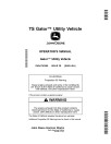 John Deere TS 4x2 Gator Utility Vehicles (SN: 140001 - 150000) (North America) Operators Manual (OMUC20366)