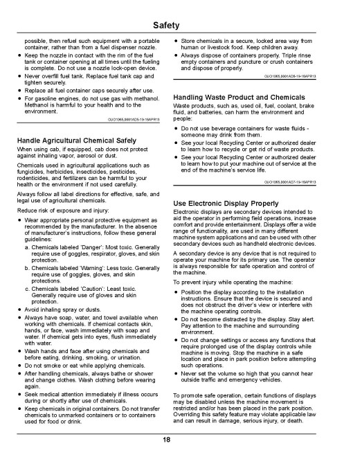 John Deere TX Turf Gator Utility Vehicles (SN: 140001 - 150000) (North America) Operators Manual (OMUC20368)