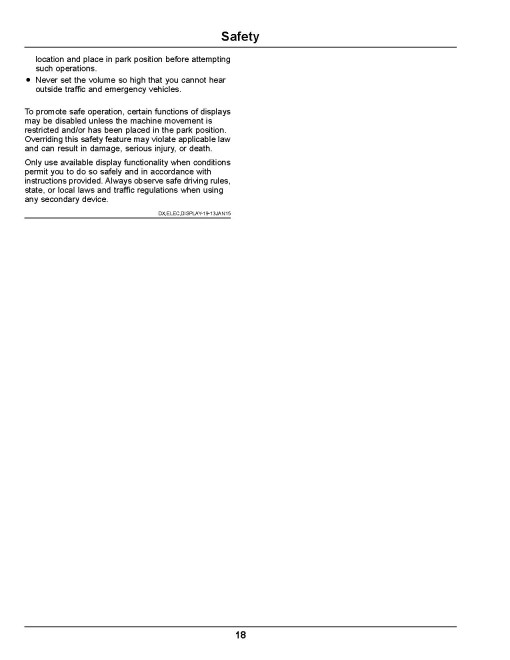John Deere TS 4x2 Gator Utility Vehicles (SN: 150001 - 160000) (North America) Operators Manual (OMUC21267)