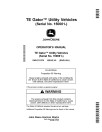 John Deere TE Electric Gator Utility Vehicles (SN: 150001 - 160000) (North America) Operators Manual (OMUC21274)