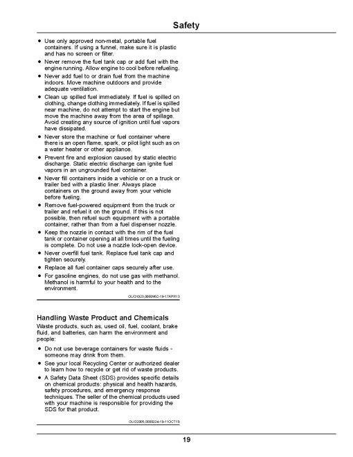 John Deere TE Electric Gator Utility Vehicles (SN: 150001 - 160000) (North America) Operators Manual (OMUC21274)